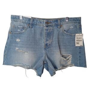 BP Button Fly Cut Off Denim Jean Shorts Jorts Size 31 Nordstrom